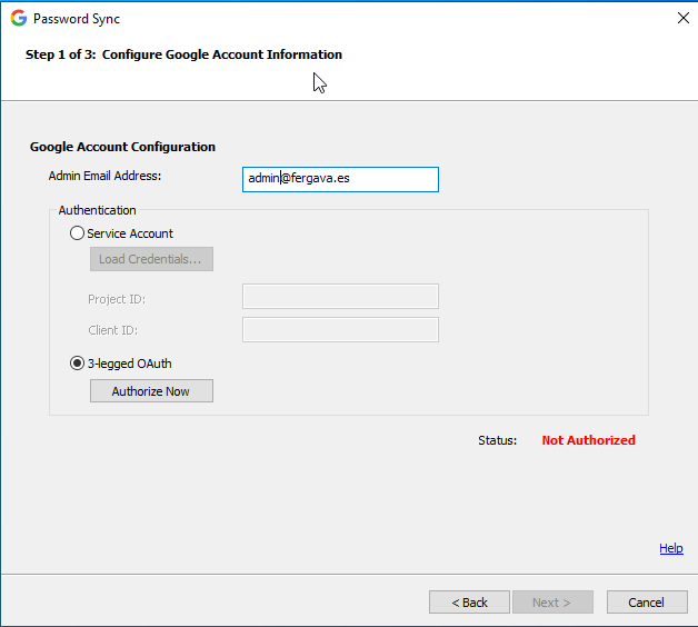 GSPS OAuth Authorization